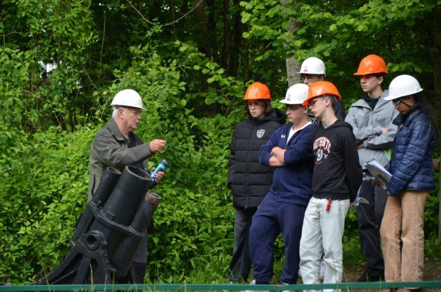 visite du collège d'Etel le 19 mai 2026