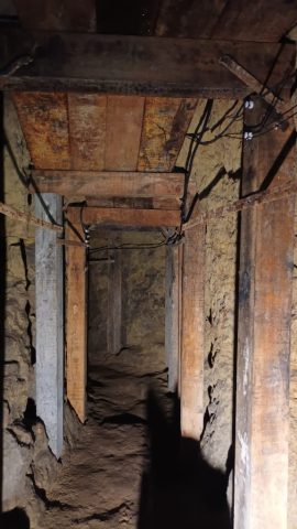 25 juillet : fin du chantier dans Westfalenstollen (photo AVA) 25 juillet 26, chantier dans Westfalenstollen